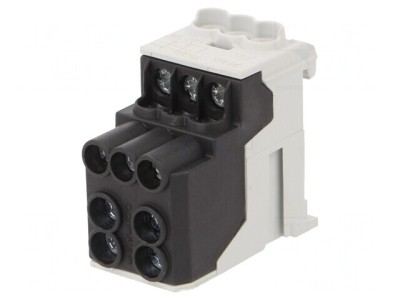 Bloc de distribuție negru 10mm2 25mm2 foto