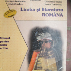 Limba si literatura romana. Manual clasa a 11-a