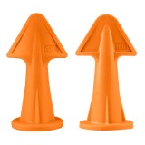 Set spatule pentru silicon NEO TOOLS, 2 bucati, profile 6.5R si 10R