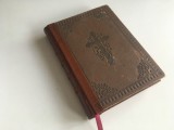 PSALTIREA 1906 EDITIA II-A TIPARITA IN AL XL AN AL DOMNIEI MS CAROL I CU APROBAREA SF. SINOD. FORMAT 16X12CM. COPERTI CARTONATE ORIGINALE COTOR PIELE