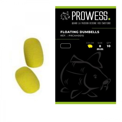 Dumbels Flotant Prowess Eva Galben 8mm 10buc/pac foto