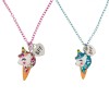 Set Coliere Copii, Model Unicorn &Icirc;nghețată, 2 Bucăți, Multicolor, Oem
