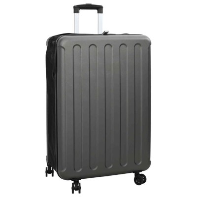 Valiză pliabilă cu carcasă dură 28&amp;#039;&amp;#039; Gri &amp;icirc;nchis 50x30x76 cm ABS foto