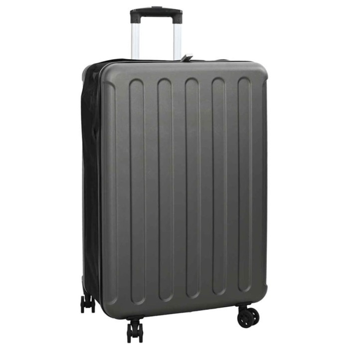 Valiză pliabilă cu carcasă dură 28&#039;&#039; Gri &icirc;nchis 50x30x76 cm ABS