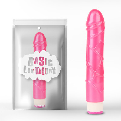 Vibrator Natural Basic Pulsator Roz, [ 23 cm x 4,3 cm ]# foto