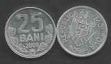 MOLDOVA 25 BANI 2008 [01] XF++, Europa, Aluminiu