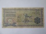 Cumpara ieftin Rara! Burundi 20 Francs 1970,bancnota din imagini la cel mai mic pret