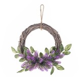 Cumpara ieftin Coronita Lavanda artificiala lemn &Oslash; 25 cm
