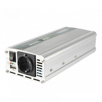 Invertor tensiune, Sal SAI 2000USB, 12V DC/220V AC, 2000 W, USB foto