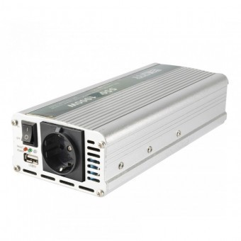 Invertor tensiune, Sal SAI 2000USB, 12V DC/220V AC, 2000 W, USB