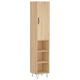 Cumpara ieftin Dulap inalt, stejar sonoma, 34,5x34x180 cm, lemn prelucrat