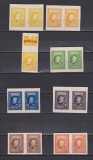 PROBE DE CULOARE A 60 A ANIVERSARE FERDINAND FILIGRAN MNH +MH PERECHI 25+10