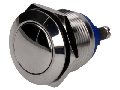 Comutator Anti-Vandalism IP65 &amp;Oslash;19mm 2A/36VDC foto