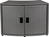 Mobilier pentru jacuzzi rotund MSpa cu spatiu de depozitare, 80x30x58 cm