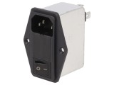 Conector Alimentare AC IEC 60320 4A 250V 4.2mH
