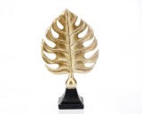 Statueta &quot;Leaf &quot; Gold din rasina ComfortTravel Luggage