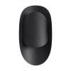 Lampă De Perete Tear Negru Oțel 1 Bec Oval Modern De Interior