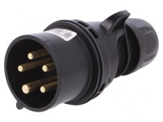 Conector alimentare AC trifazat mufă 16A 400V IP44