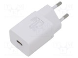 BASEUS Alimentator pulsatoriu 5-9V 20W USB-C alb