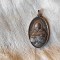 MEDALION SFANTUL BRUNO foarte VECHI de colectie UNIC patina MINUNATA exceptional
