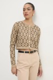 Answear Lab cardigan femei, culoarea maro, light