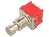 Comutator apăsare 3PDT 1A 9V pe panou