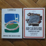 G. Serban Sabi - Amintirile unui jucator de rugby (Paco, 2002, cu autograf) + Rugby Club Grivita Rosie. Generatia de Aur (Paco, 2004) rugbyul romanesc