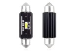 Set 2 becuri auto Amio LED UltraBright, C5W SV8.5-8, 1 SMD 1860, 2.9W, 41mm, Canbus, 12-24V, leduri alb sofit Festoon AutoDrive ProParts