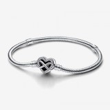 Pandora Moments 592645C01-17 Brățară Damă Inimă Infinity din Argint 17cm