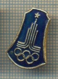 Y 963 INSIGNA -SPORTIVA -OLIMPIADA MOSCOVA -URSS - PENTRU COLECTIONARI