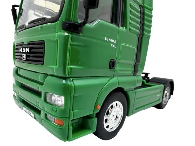 Macheta cap tractor MAN TG 510A 4X2 verde welly 1/32 foto