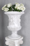 Amfora alba din rasini speciale YAC011