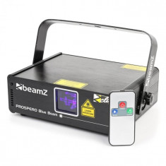 Beamz Prospero II Show-Laser, 150mW albastru 8 DMX Master / Slave telecomanda Auto IR foto