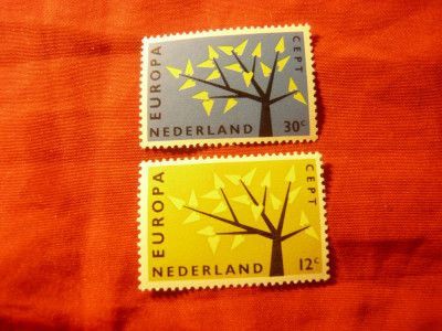 Serie Olanda 1962 - Europa CEPT , 2 valori foto