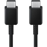 Cablu de date Samsung, USB Type-C &amp;amp; USB Type-C, lungime 1.8 m, max. 3A USB 2.0, Negru