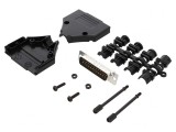 Mufă D-Sub 25 PIN Tată Drept pentru Lipire pe Cablu - Set Complet, MH CONNECTORS