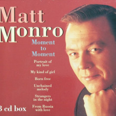 Set 3 CD Matt Monro ‎– Moment To Moment, originale