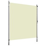 VidaXL Jaluzea tip rulou de exterior, crem, 200 x 270 cm
