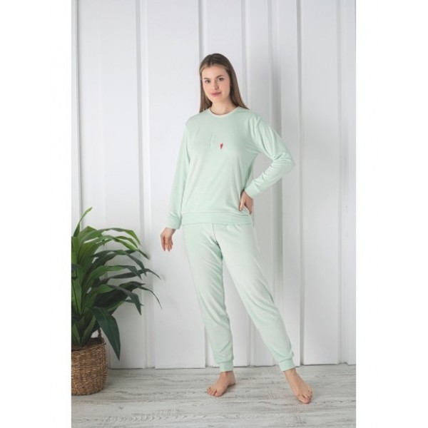 Pijama Dama Catifea Baki 62