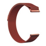 Curea otel, Milanese Slim Fit, compatibila Garmin Vivomove HR, telescoape QR, Pink Rose