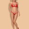 Set 2 piese Obsessive, 838-SET-3, red - S/M