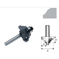 DEDRA Freza pentru lemn 28.6 mm