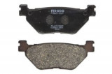 Plăcuțe de fr&acirc;nă inferior/spate, utilizare: route, material: platinum-P, 100,3x39,3x12mm compatibil: YAMAHA FJR, XP 500/530/1300 2001-2015, FERODO