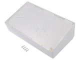 Carcasă Desktop ABS Gri Deschis 216x130x80mm