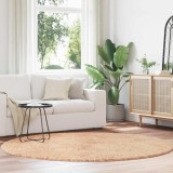 VidaXL Covor shaggy cu pom &icirc;nalt, NAVARRA, bej, 200x200 cm, poliester