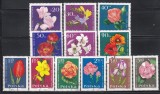 Polonia 1964 - Flori de grădină, Stampilat