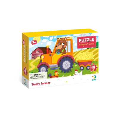 Puzzle - Ursuletul la ferma (30 piese) foto