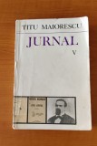 Titu Maiorescu - Jurnal (volumul 5)