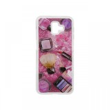 Carcasa Samsung Galaxy J6 Plus Lemontti Liquid Sand Makeup Glitter