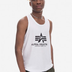 Alpha Industries tricou din bumbac Basic Tank culoarea alb 116513.09-white